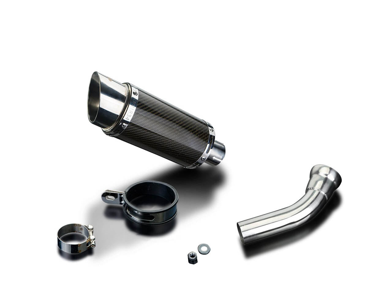 DELKEVIC BMW K1200S Slip-on Exhaust Mini 8" Carbon