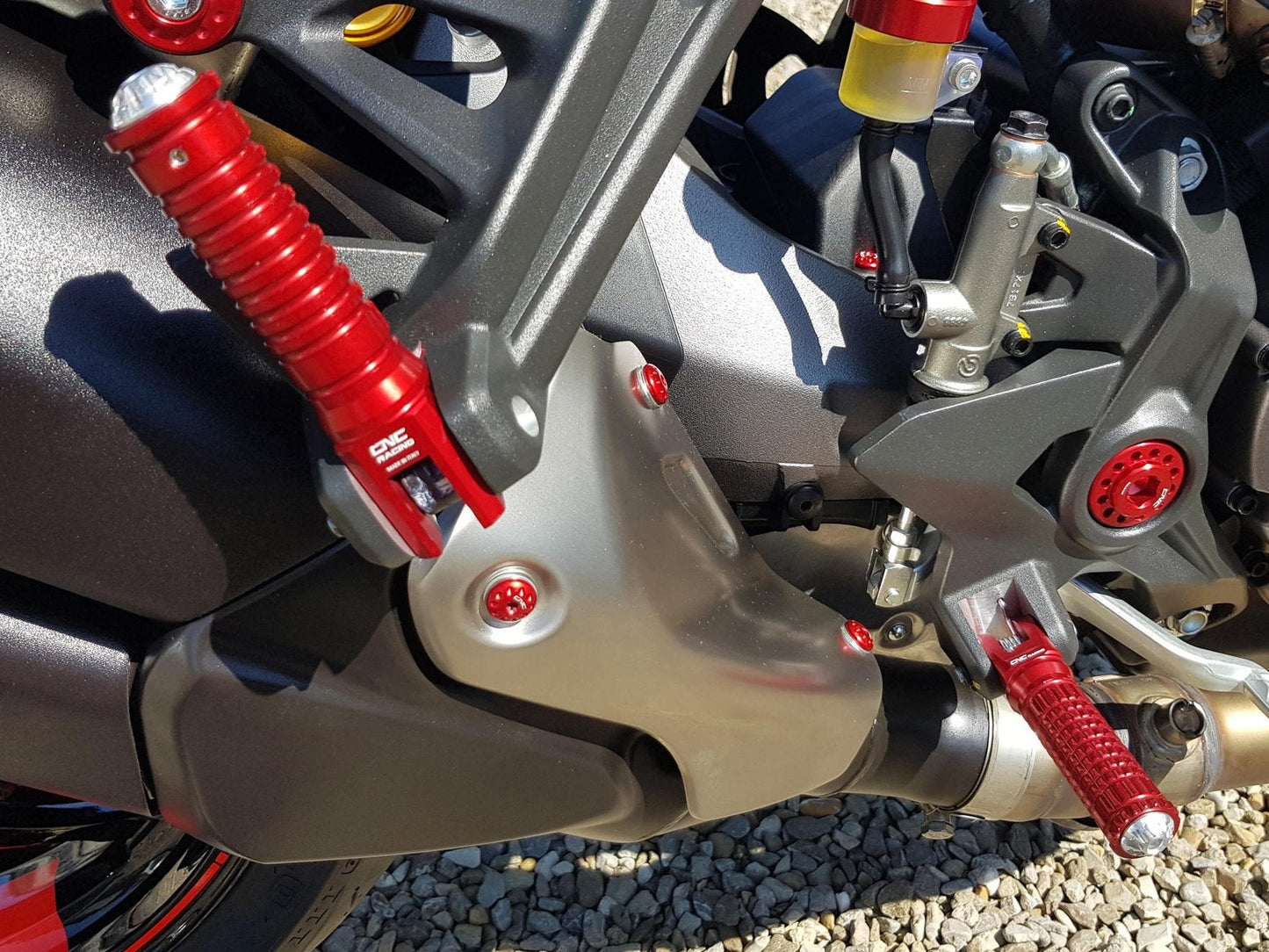 PC123 - CNC RACING Ducati Monster Passenger Footpegs – Accessories in the Factory Racing Motorcycle Aftermarket Accessories and Parts Online Shop
