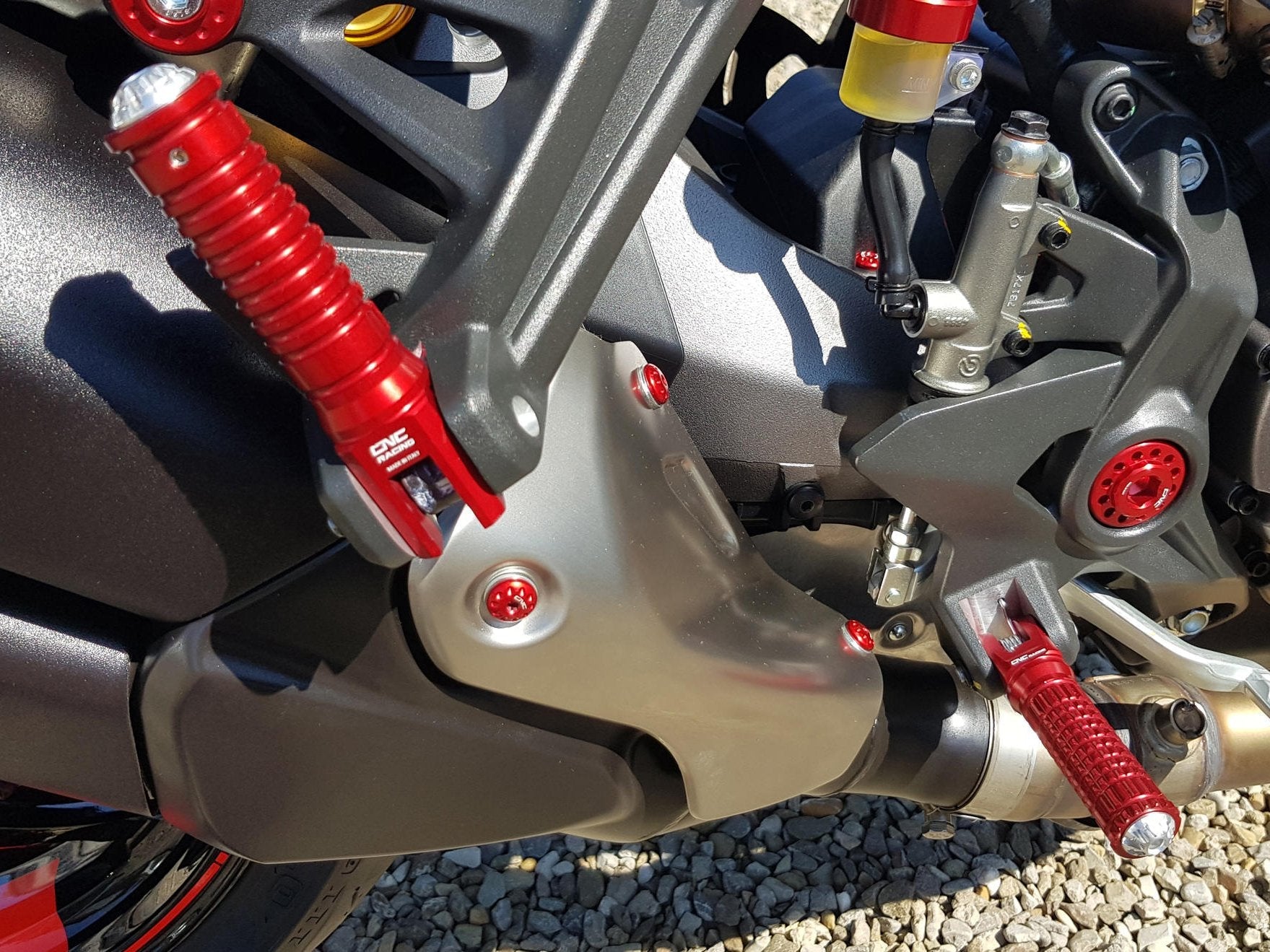 PC123 - CNC RACING Ducati Monster Passenger Footpegs – Accessories in the Factory Racing Motorcycle Aftermarket Accessories and Parts Online Shop