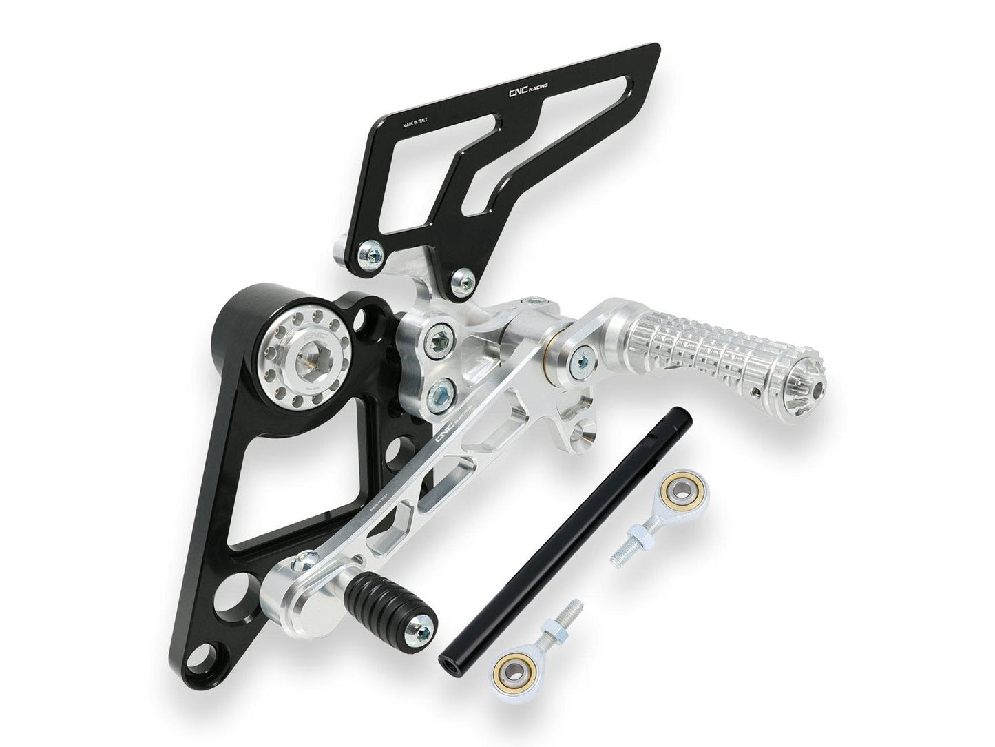 PE160 - CNC RACING Ducati Hypermotard 796/1100/1100 Evo Adjustable Rearset – Accessories in the Factory Racing Motorcycle Aftermarket Accessories and Parts Online Shop