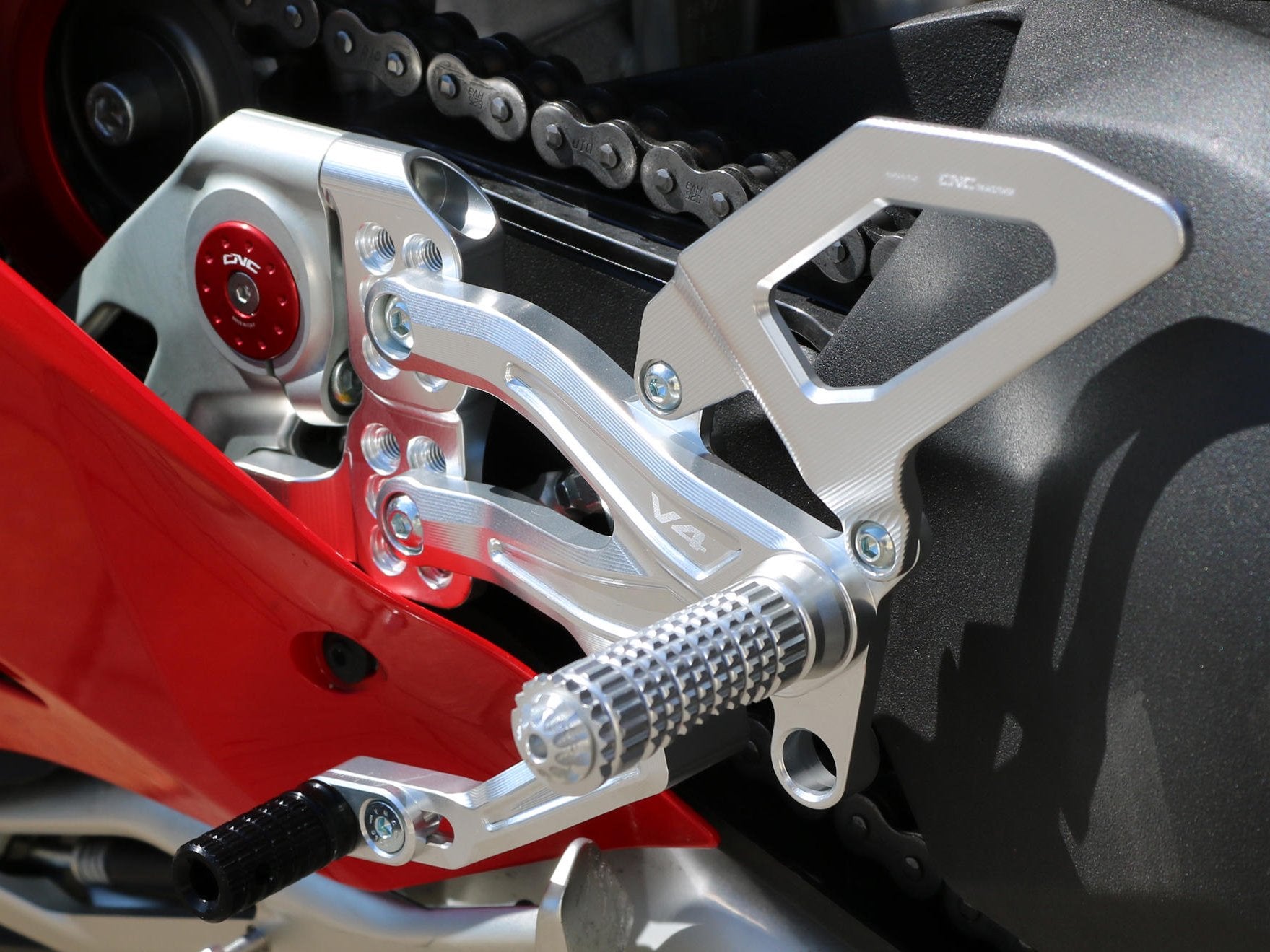 PE406 - CNC RACING Ducati Panigale V4 (2018+) Adjustable Rearset "RPS" – Accessories in the Factory Racing Motorcycle Aftermarket Accessories and Parts Online Shop