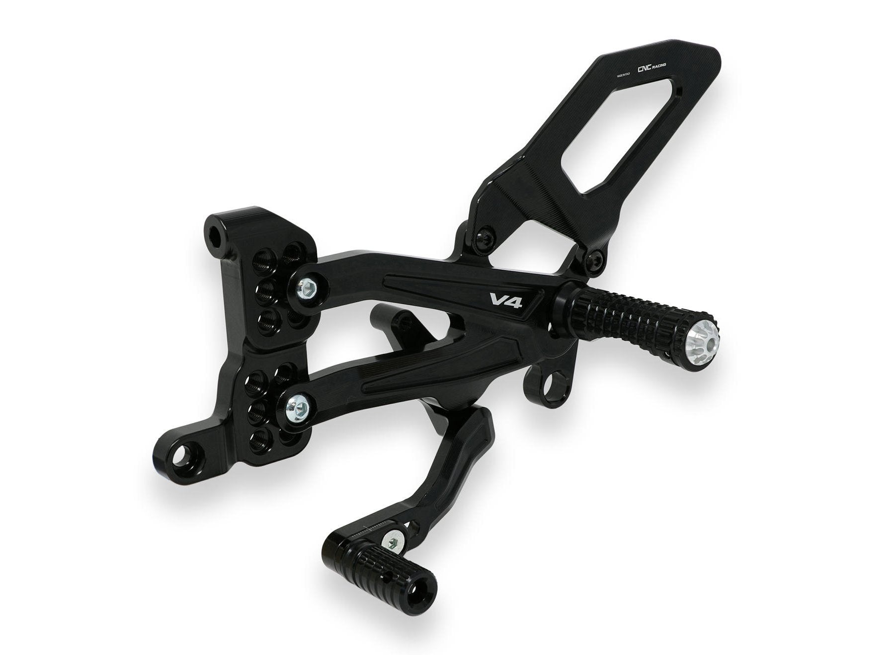 PE407 - CNC RACING Ducati Panigale V4 (18/24) Adjustable Rearset "Easy" – Accessories in the Factory Racing Motorcycle Aftermarket Accessories and Parts Online Shop