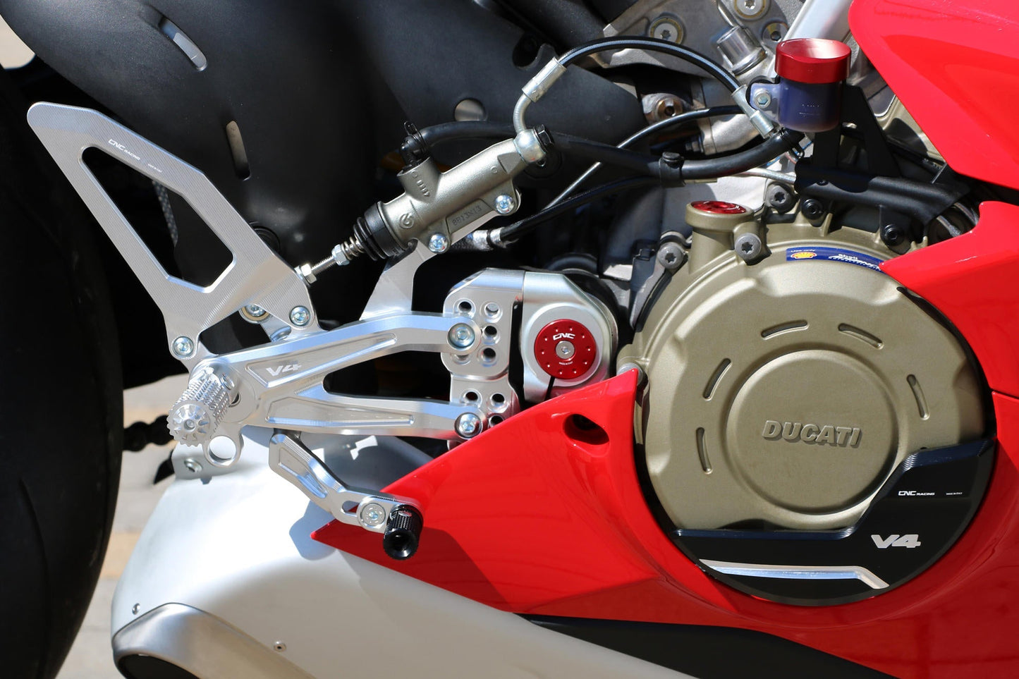 PE406 - CNC RACING Ducati Panigale V4 (2018+) Adjustable Rearset "RPS" – Accessories in the Factory Racing Motorcycle Aftermarket Accessories and Parts Online Shop