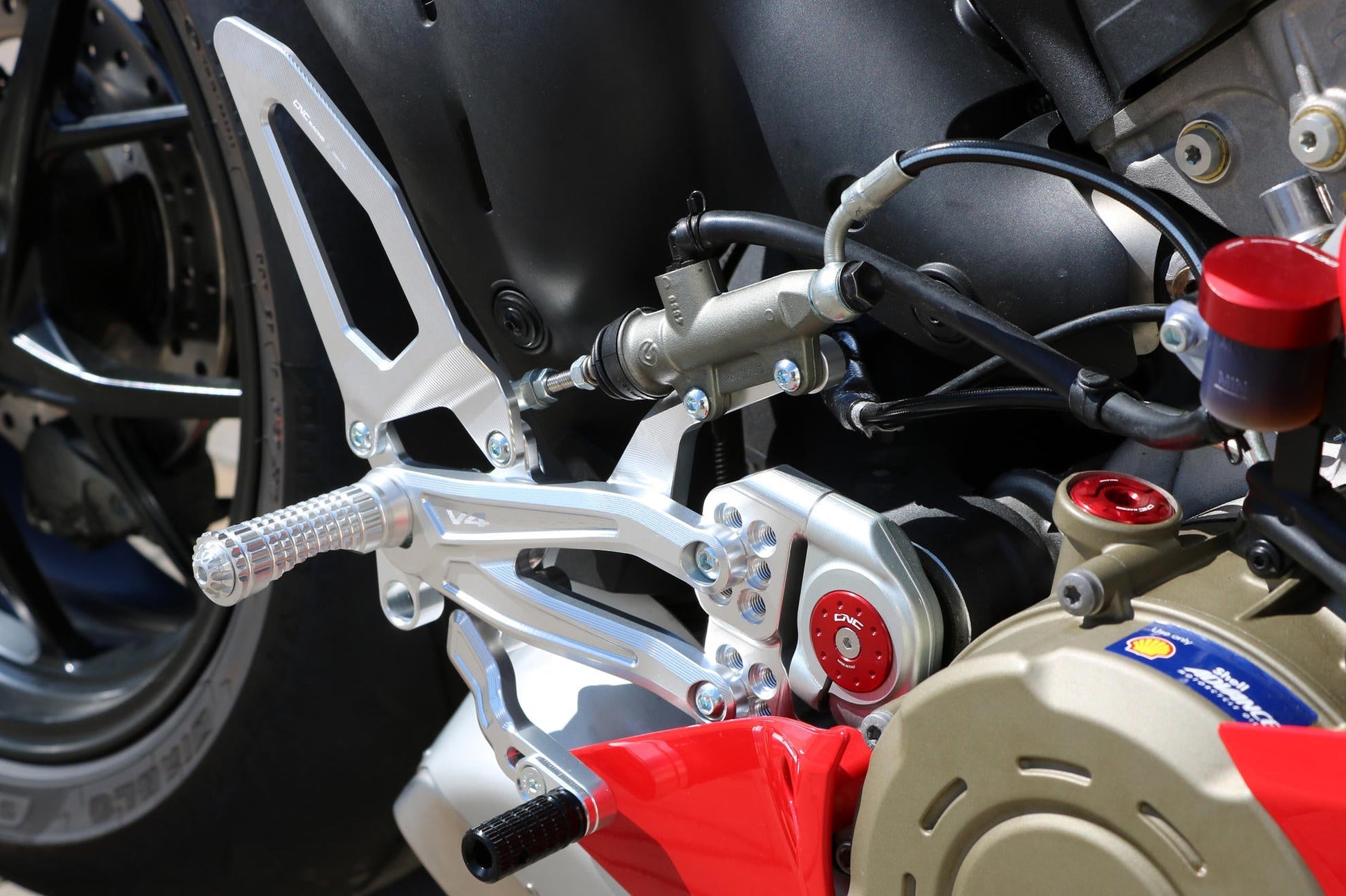 PE406 - CNC RACING Ducati Panigale V4 (2018+) Adjustable Rearset "RPS" – Accessories in the Factory Racing Motorcycle Aftermarket Accessories and Parts Online Shop