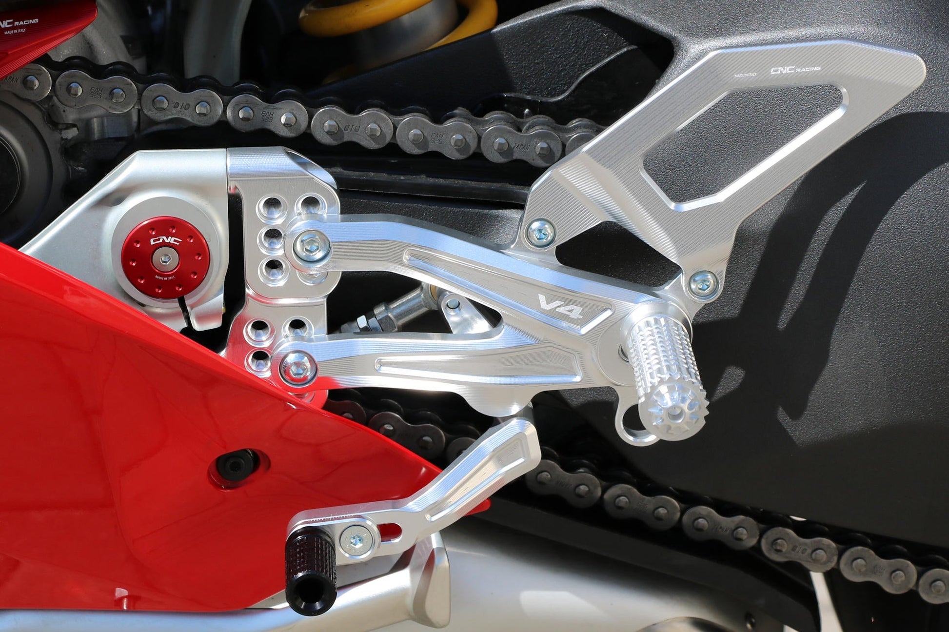 PE406 - CNC RACING Ducati Panigale V4 (2018+) Adjustable Rearset "RPS" – Accessories in the Factory Racing Motorcycle Aftermarket Accessories and Parts Online Shop