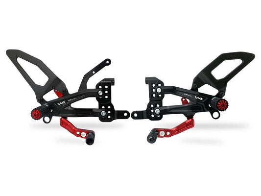 PE408 - CNC RACING Ducati Panigale V4 (18/24) Adjustable Rearset "RPS Carbon" – Accessories in the Factory Racing Motorcycle Aftermarket Accessories and Parts Online Shop