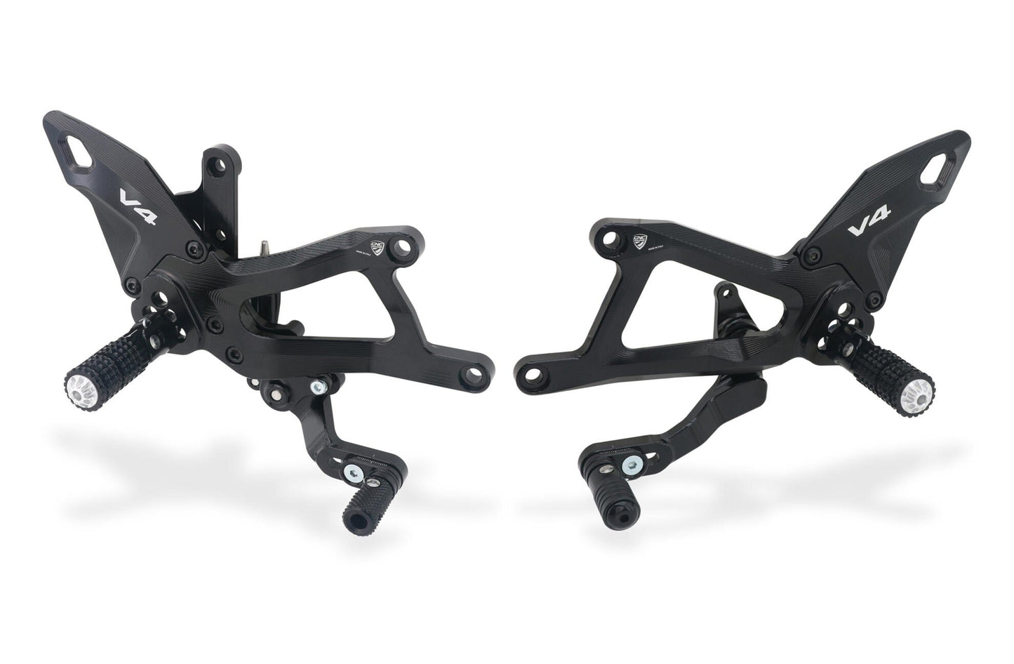 CNC RACING PE414 Ducati Panigale V4 / V4S (2025+) Adjustable Rearsets – Accessories in the Factory Racing Motorcycle Aftermarket Accessories and Parts Online Shop