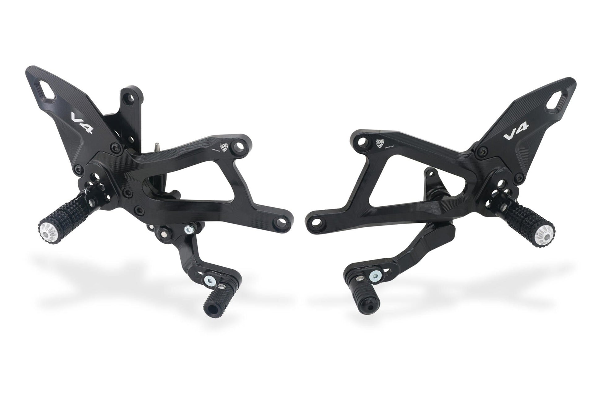CNC RACING PE414 Ducati Panigale V4 / V4S (2025+) Adjustable Rearsets – Accessories in the Factory Racing Motorcycle Aftermarket Accessories and Parts Online Shop