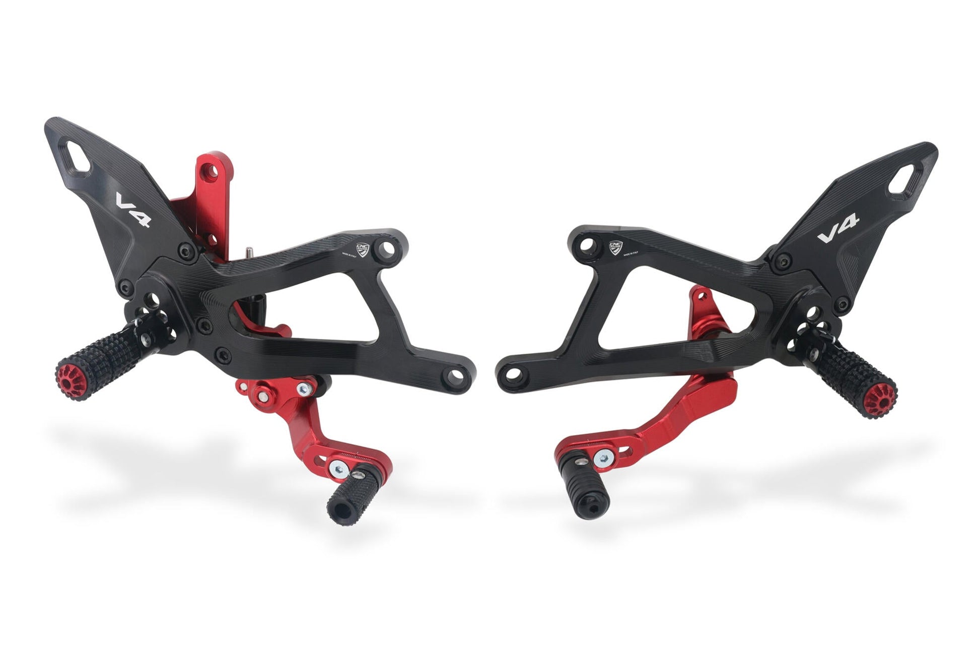 CNC RACING PE414 Ducati Panigale V4 / V4S (2025+) Adjustable Rearsets – Accessories in the Factory Racing Motorcycle Aftermarket Accessories and Parts Online Shop