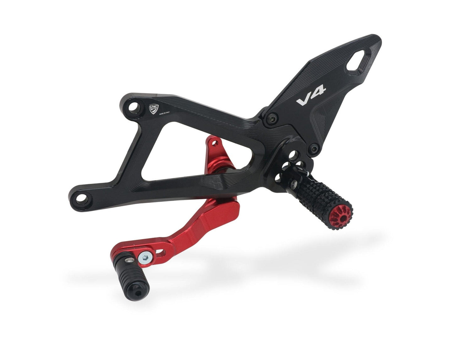 CNC RACING PE414 Ducati Panigale V4 / V4S (2025+) Adjustable Rearsets – Accessories in the Factory Racing Motorcycle Aftermarket Accessories and Parts Online Shop