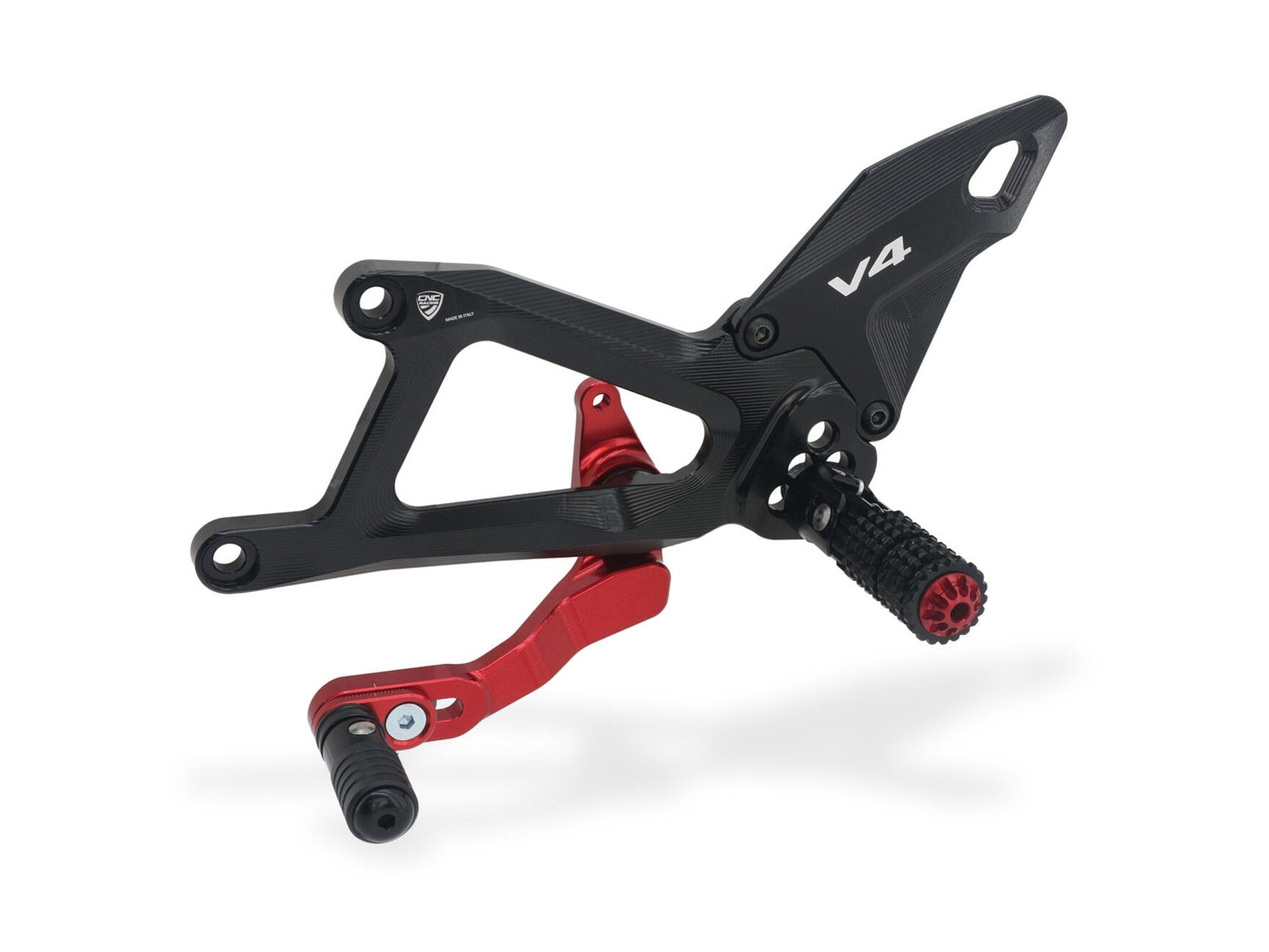 CNC RACING PE414 Ducati Panigale V4 / V4S (2025+) Adjustable Rearsets – Accessories in the Factory Racing Motorcycle Aftermarket Accessories and Parts Online Shop