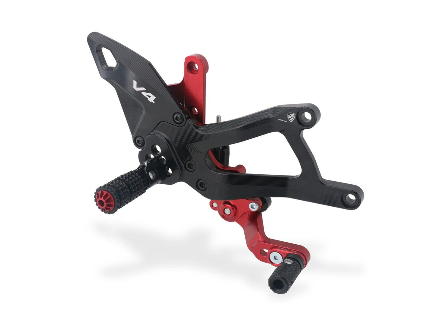 CNC RACING PE414 Ducati Panigale V4 / V4S (2025+) Adjustable Rearsets – Accessories in the Factory Racing Motorcycle Aftermarket Accessories and Parts Online Shop