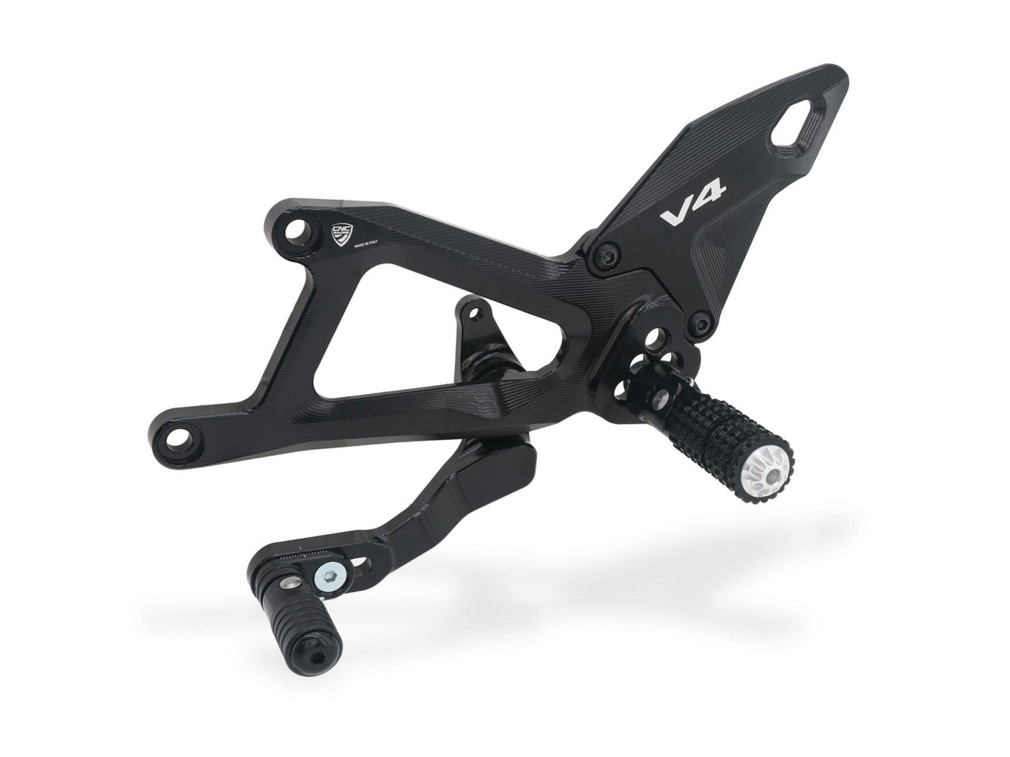 CNC RACING PE414 Ducati Panigale V4 / V4S (2025+) Adjustable Rearsets – Accessories in the Factory Racing Motorcycle Aftermarket Accessories and Parts Online Shop