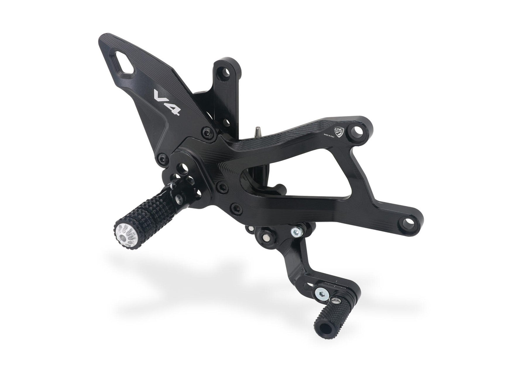 CNC RACING PE414 Ducati Panigale V4 / V4S (2025+) Adjustable Rearsets – Accessories in the Factory Racing Motorcycle Aftermarket Accessories and Parts Online Shop