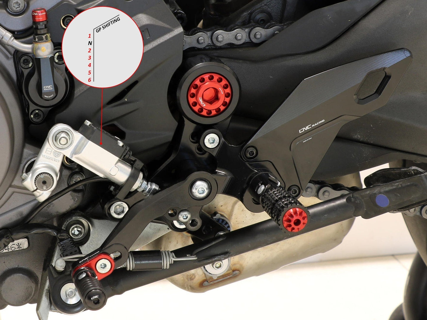 PE433 - CNC RACING Ducati Monster 950 / 937 (2021+) Adjustable Rearset – Accessories in the Factory Racing Motorcycle Aftermarket Accessories and Parts Online Shop