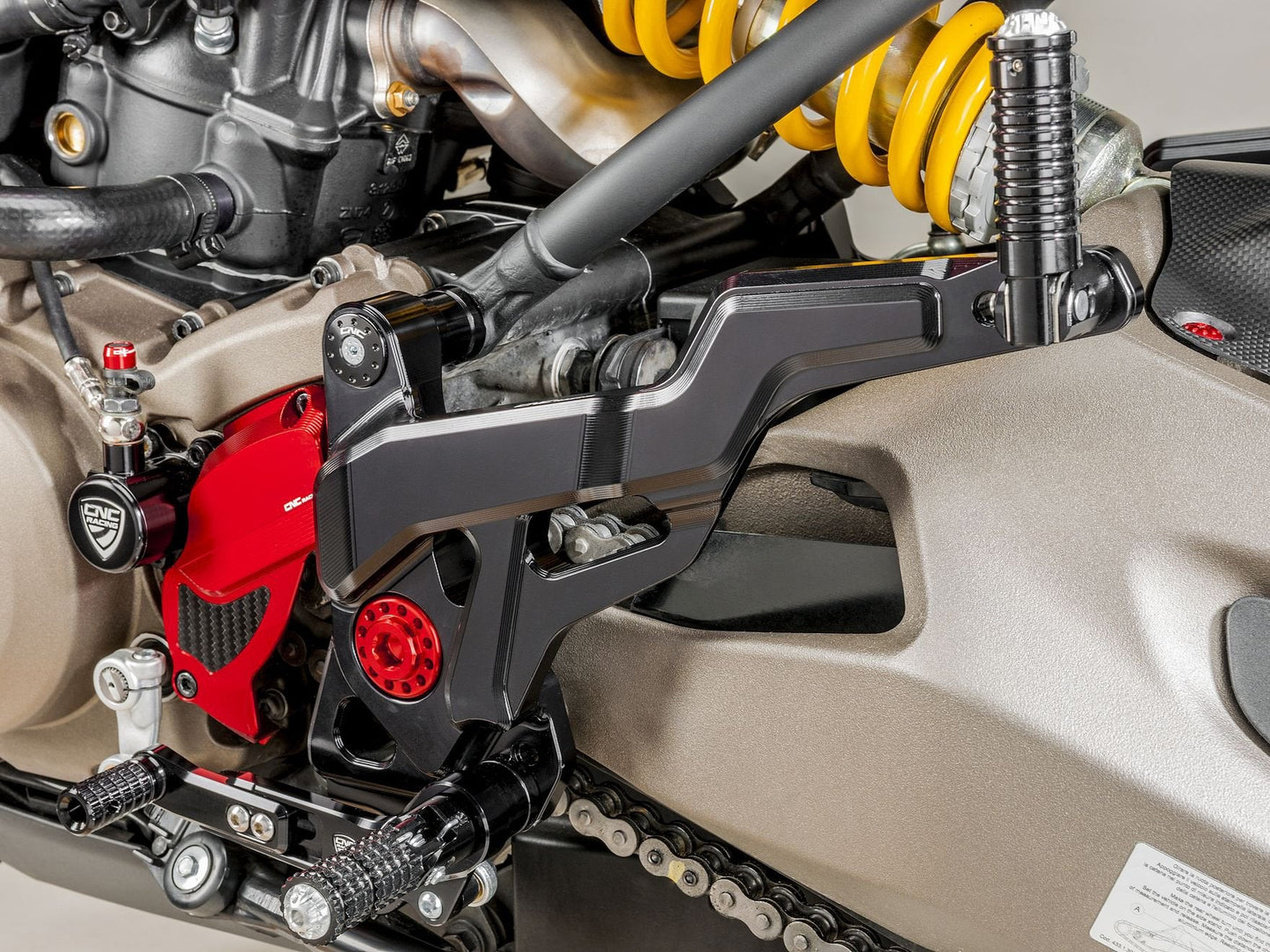 PE440 - CNC RACING Ducati Monster 1200/821 Adjustable Rearset (Sport) – Accessories in the Factory Racing Motorcycle Aftermarket Accessories and Parts Online Shop