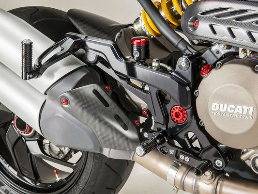 PE441 - CNC RACING Ducati Monster 1200/821 Adjustable Rearset (Touring) – Accessories in the Factory Racing Motorcycle Aftermarket Accessories and Parts Online Shop