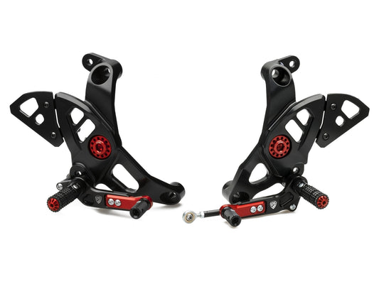 PE444 - CNC RACING Ducati Monster / Supersport Adjustable Rearset – Accessories in the Factory Racing Motorcycle Aftermarket Accessories and Parts Online Shop