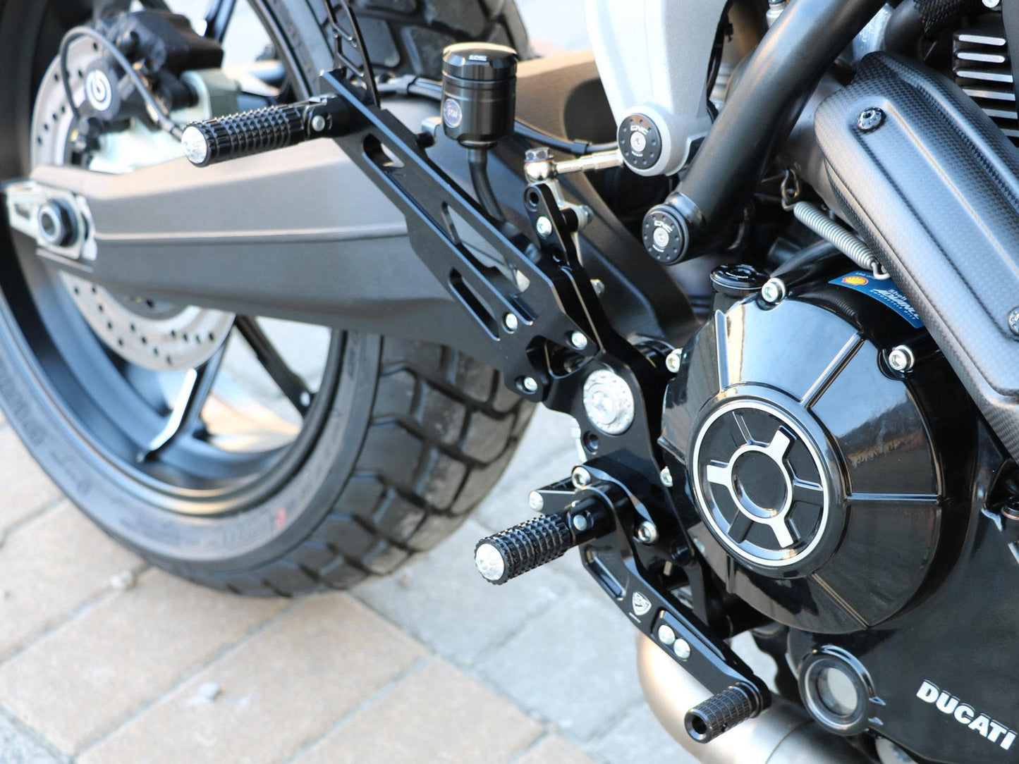 PE445 - CNC RACING Ducati Scrambler / Monster 797 Adjustable Rearset – Accessories in the Factory Racing Motorcycle Aftermarket Accessories and Parts Online Shop