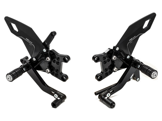 PE501 - CNC RACING Aprilia RSV4 / Tuono V4 (2017+) Adjustable Rearset – Accessories in the Factory Racing Motorcycle Aftermarket Accessories and Parts Online Shop