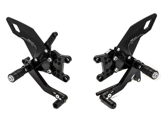 PE506 - CNC RACING Aprilia RSV4 / Tuono V4 (2017+) Adjustable Rearset "Easy" – Accessories in the Factory Racing Motorcycle Aftermarket Accessories and Parts Online Shop