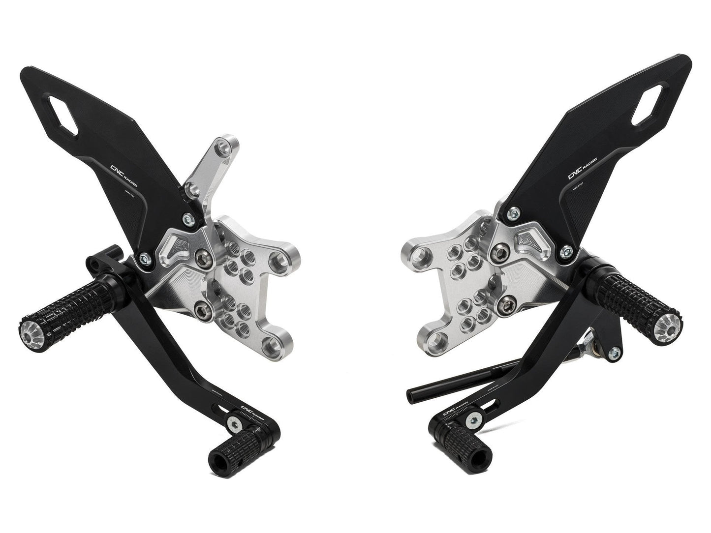 PE505 - CNC RACING Aprilia RSV4 / Tuono V4 (09/16) Adjustable Rearset "Easy" – Accessories in the Factory Racing Motorcycle Aftermarket Accessories and Parts Online Shop