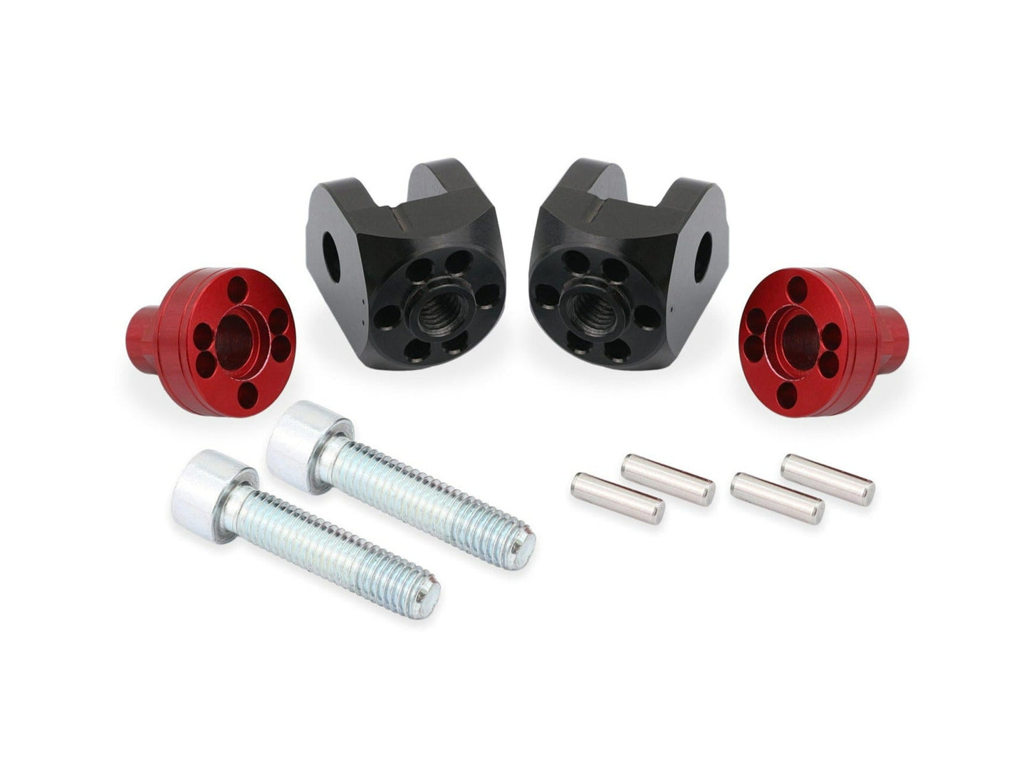 PEA22 - CNC RACING Ducati Hypermotard 698 Mono (2024+) Footpegs Adapters (pilot) – Accessories in the Factory Racing Motorcycle Aftermarket Accessories and Parts Online Shop