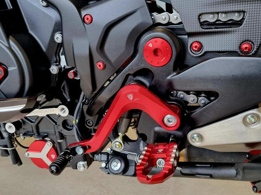 PEC04 - CNC RACING Ducati Diavel V4 (2023+) Gear/Rear Brake Levers Kit "Slide"