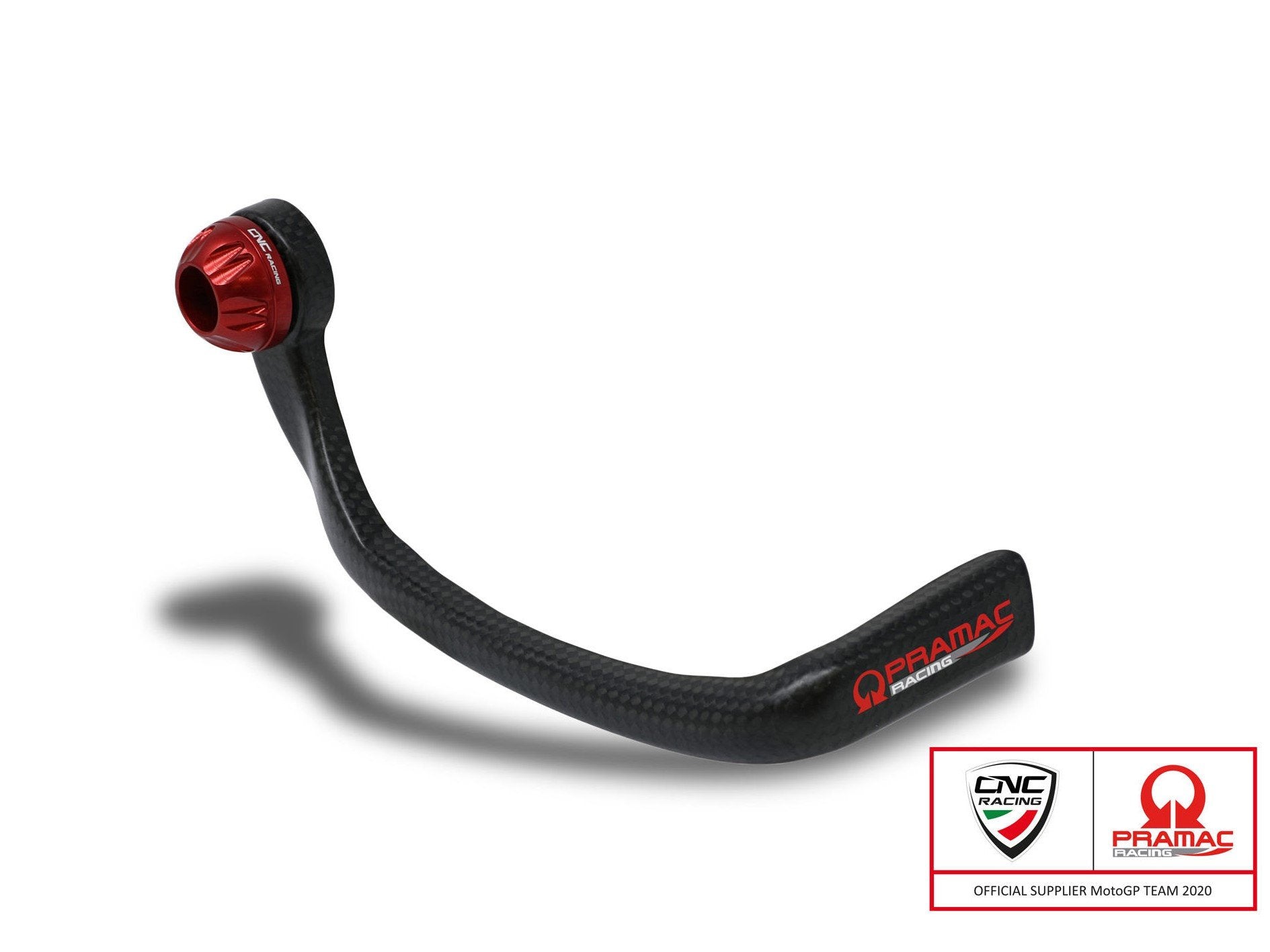 PL150PR - CNC RACING Ducati Monster 950 / Streetfighter V2 (2021+) Carbon Racing Brake Lever Guard (Pramac edition; including adapter) – Accessories in the Factory Racing Motorcycle Aftermarket Accessories and Parts Online Shop