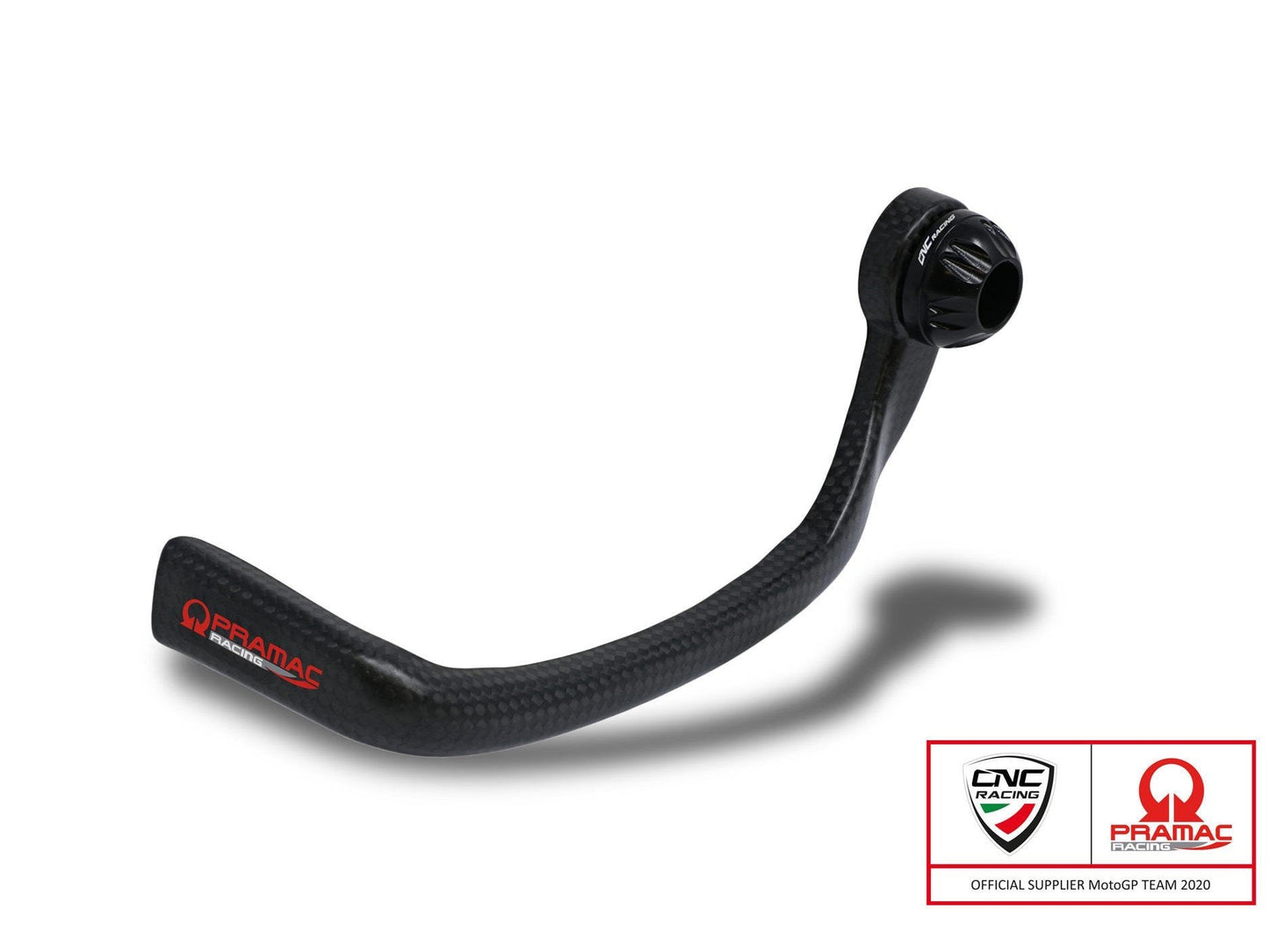 PL250PR - CNC RACING Ducati Monster 950 / Streetfighter V2 (2021+) Carbon Racing Clutch Lever Guard (Pramac edition; including adapter) – Accessories in the Factory Racing Motorcycle Aftermarket Accessories and Parts Online Shop