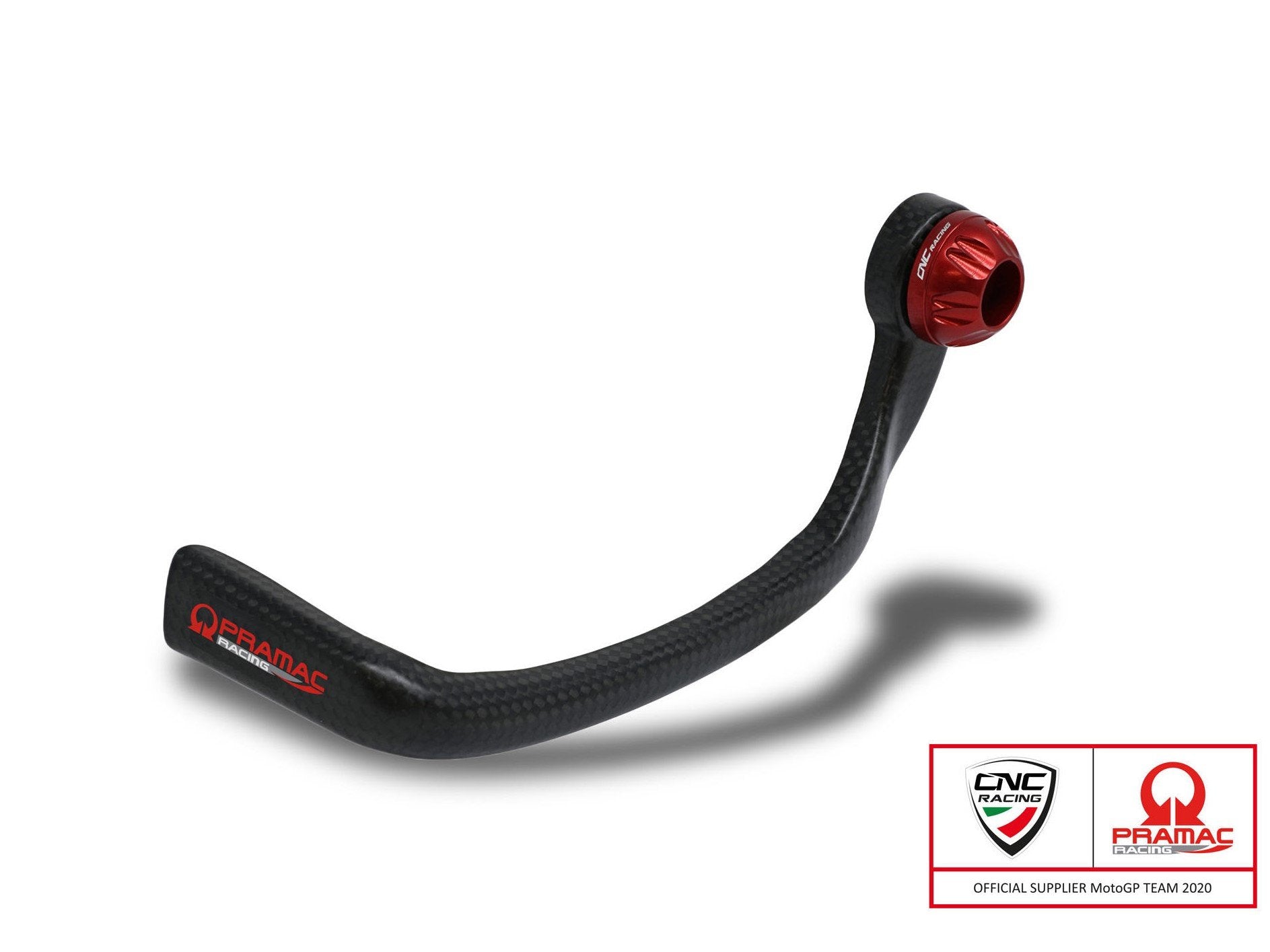 PL250PR - CNC RACING Ducati Monster 950 / Streetfighter V2 (2021+) Carbon Racing Clutch Lever Guard (Pramac edition; including adapter) – Accessories in the Factory Racing Motorcycle Aftermarket Accessories and Parts Online Shop