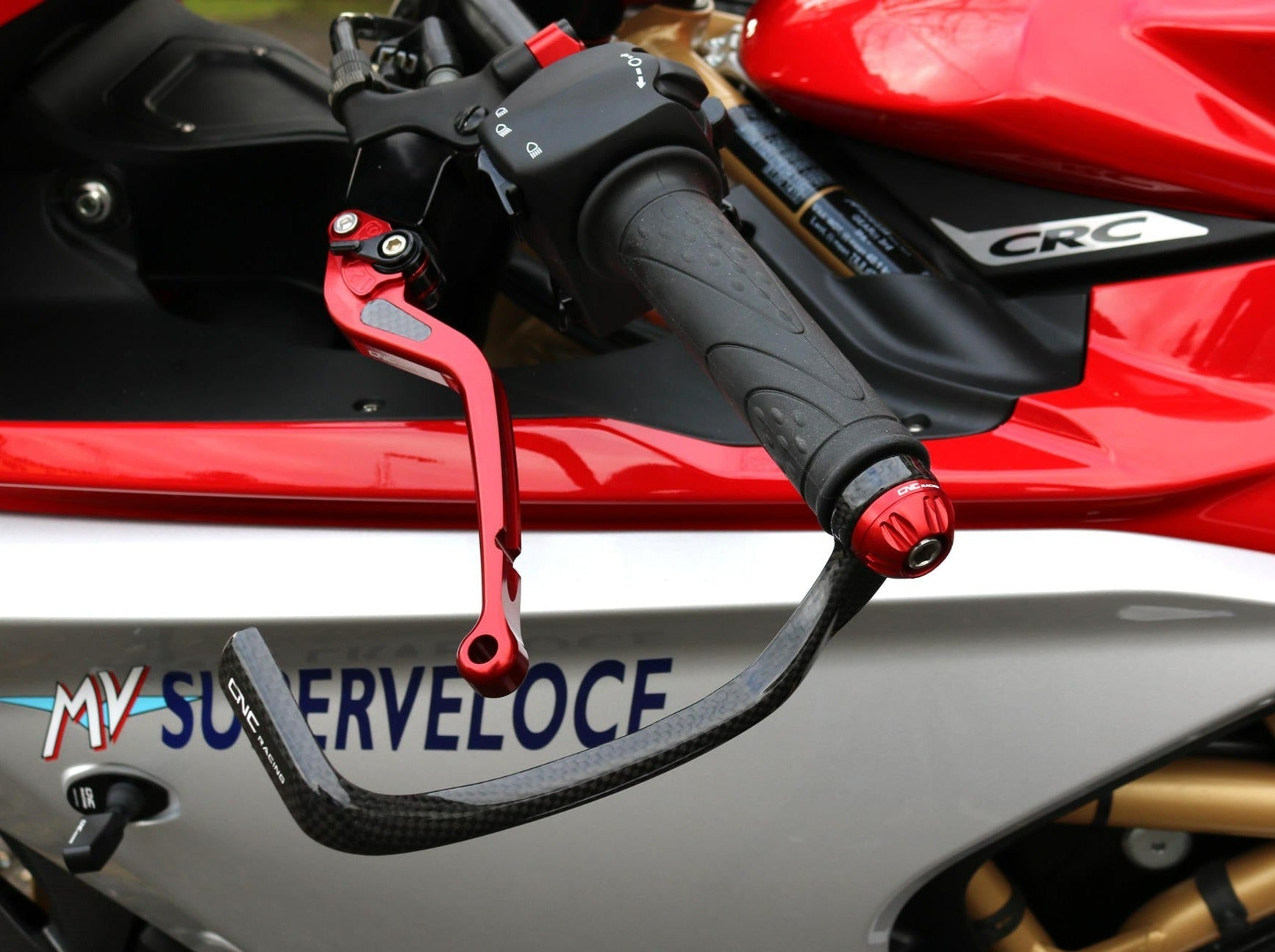 PL250 - CNC RACING Yamaha Carbon Racing Clutch Lever Guard (including adapter) – Accessories in the Factory Racing Motorcycle Aftermarket Accessories and Parts Online Shop