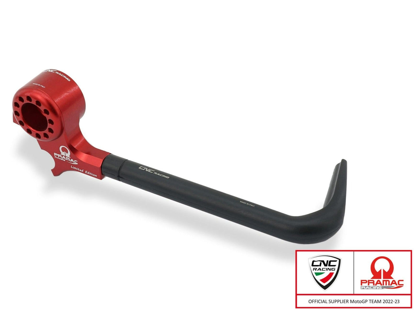 PLM01PR - CNC RACING Aprilia RSV / Tuono Racing Brake Lever Guard (Pramac edition; including adapter) – Accessories in the Factory Racing Motorcycle Aftermarket Accessories and Parts Online Shop