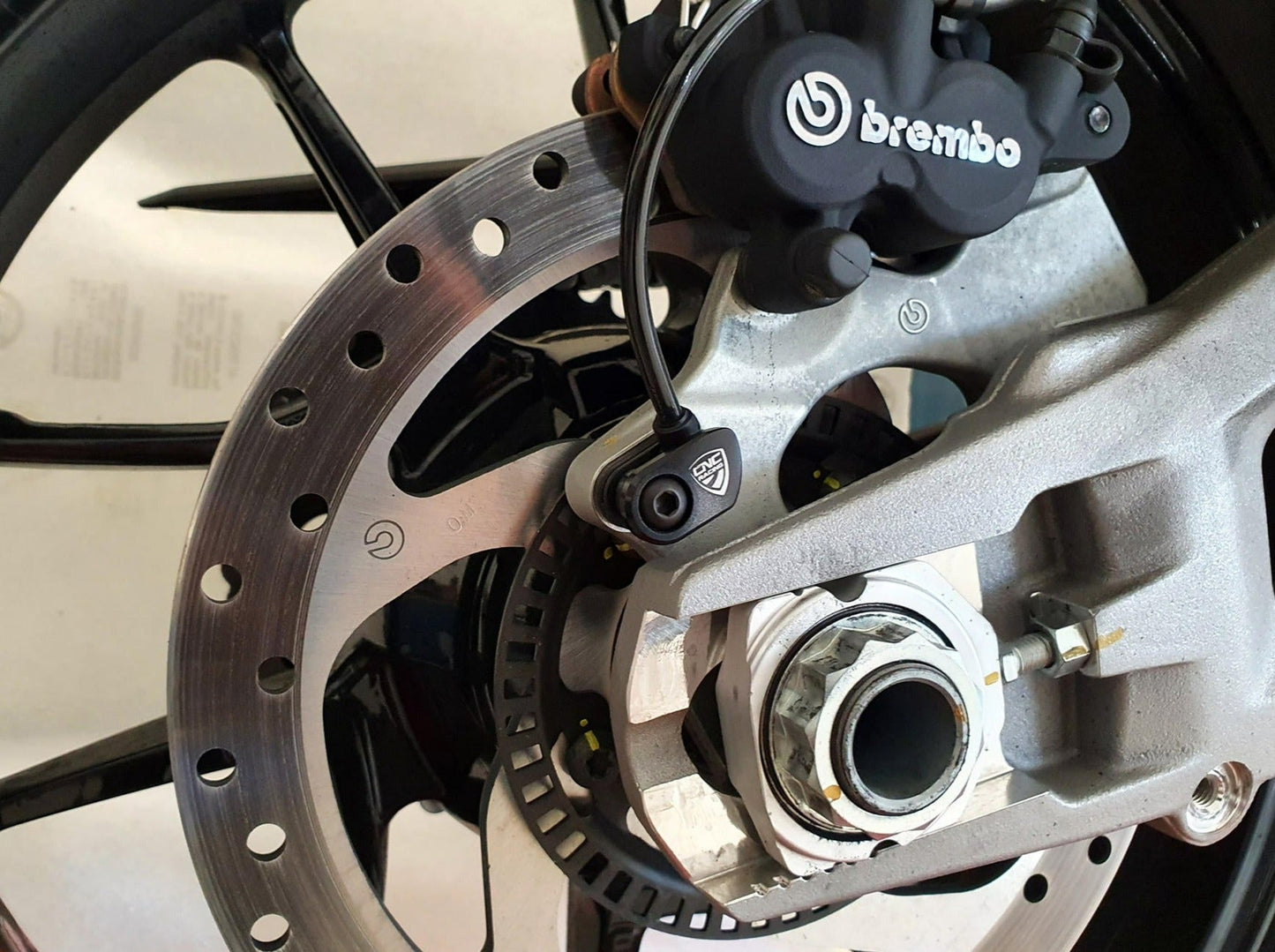 PR201 - CNC RACING Ducati Steel ABS Sensor Protection – Accessories in the Factory Racing Motorcycle Aftermarket Accessories and Parts Online Shop