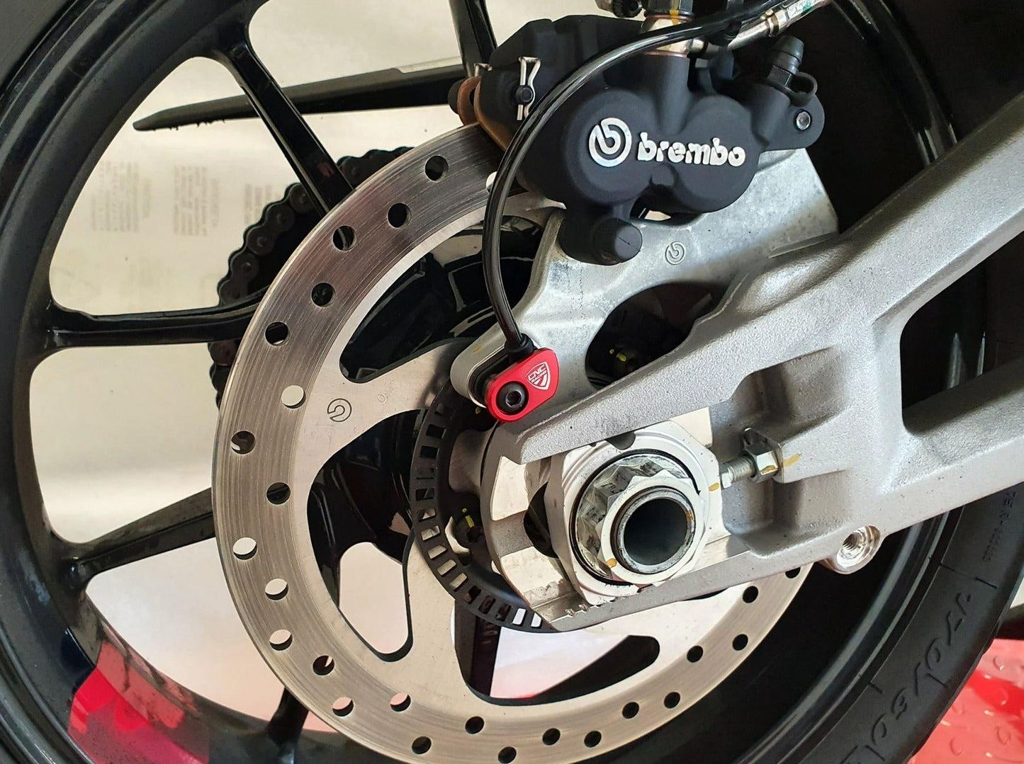 PR201 - CNC RACING Ducati Steel ABS Sensor Protection – Accessories in the Factory Racing Motorcycle Aftermarket Accessories and Parts Online Shop