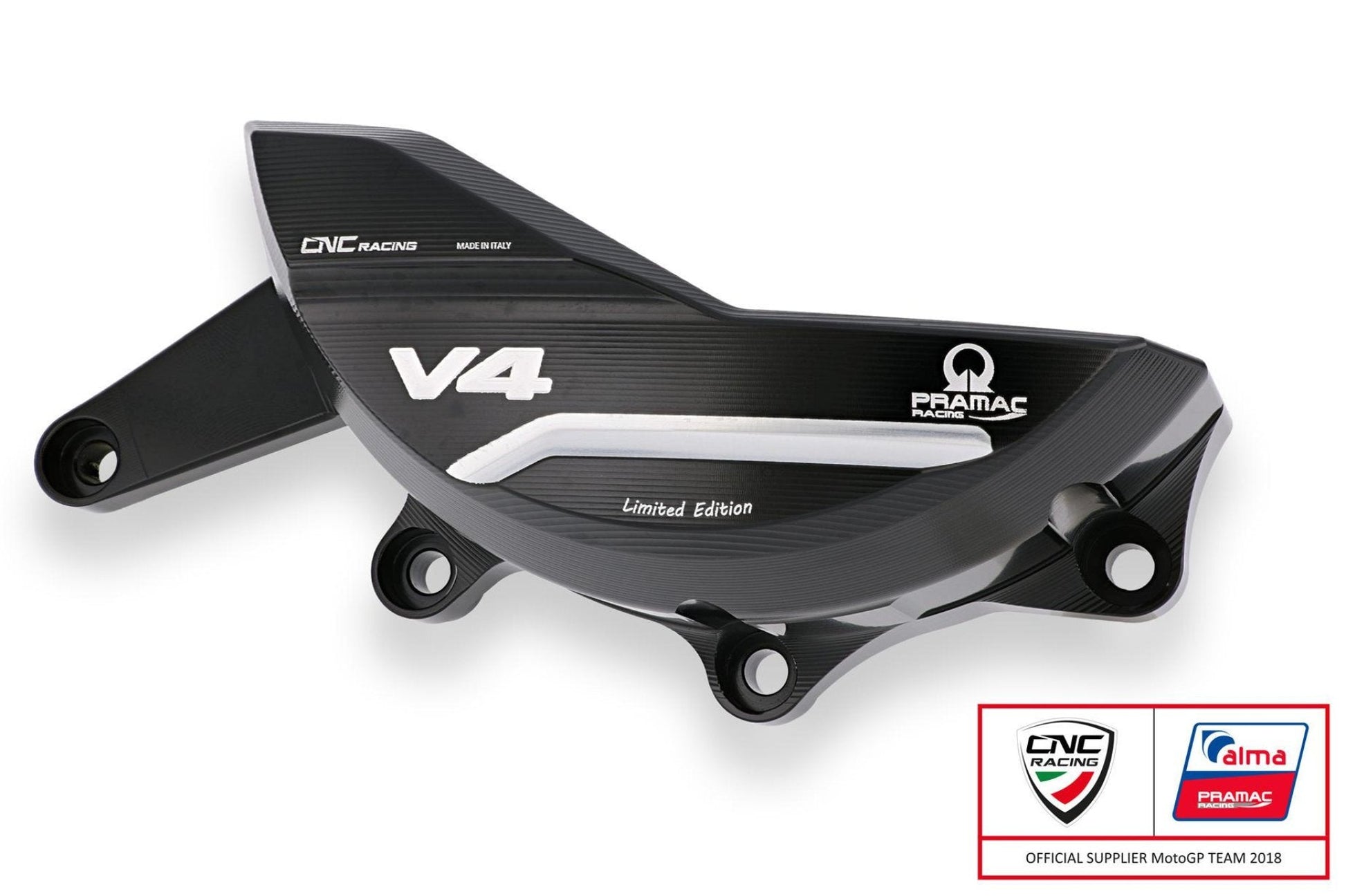 PR311PR - CNC RACING Ducati Panigale V4 / Streetfighter (2018+) Generator Cover Guard (Pramac Racing Limited Edition) – Accessories in the Factory Racing Motorcycle Aftermarket Accessories and Parts Online Shop