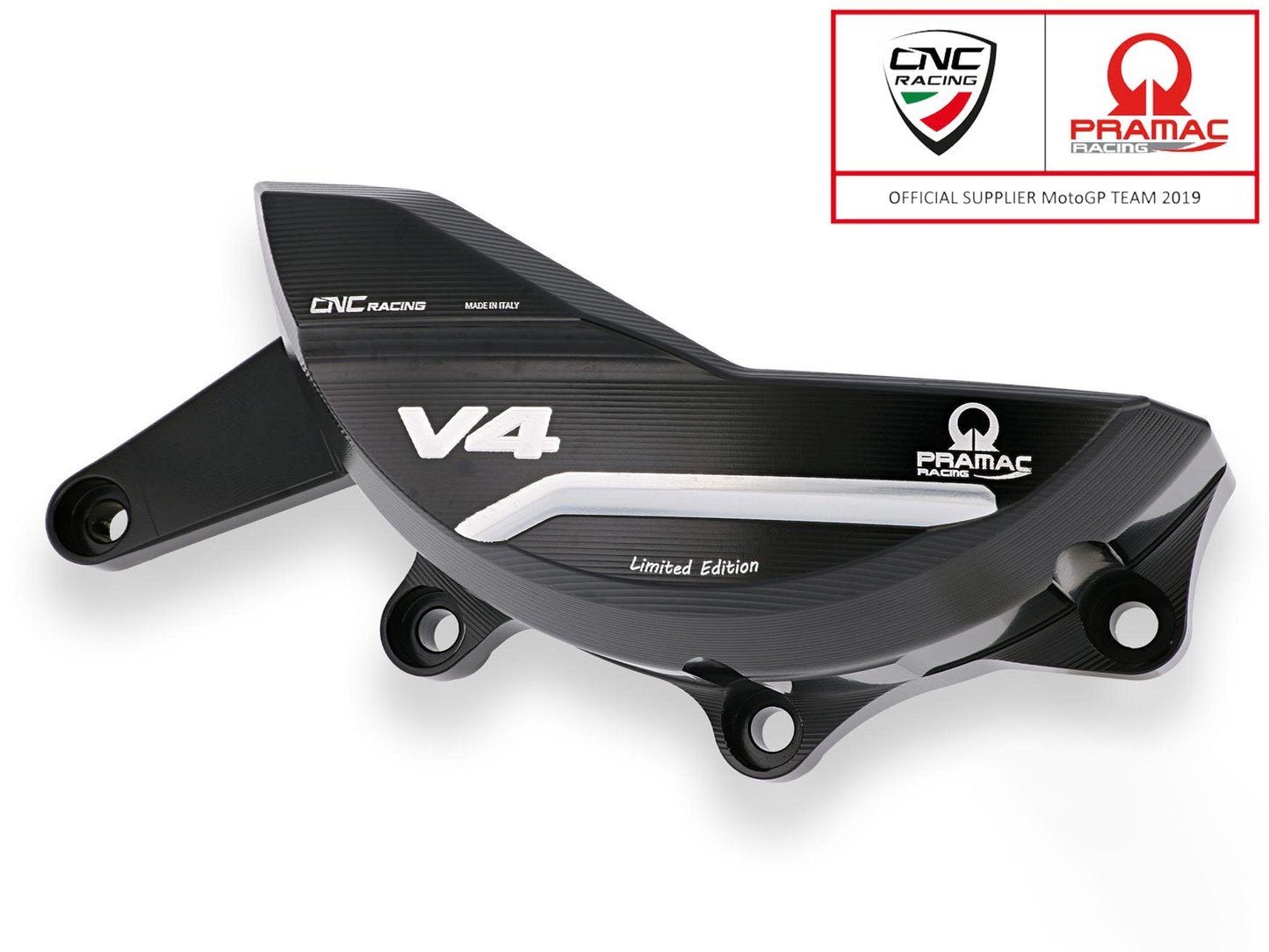 PR311PR - CNC RACING Ducati Panigale V4 / Streetfighter (2018+) Generator Cover Guard (Pramac Racing Limited Edition) – Accessories in the Factory Racing Motorcycle Aftermarket Accessories and Parts Online Shop