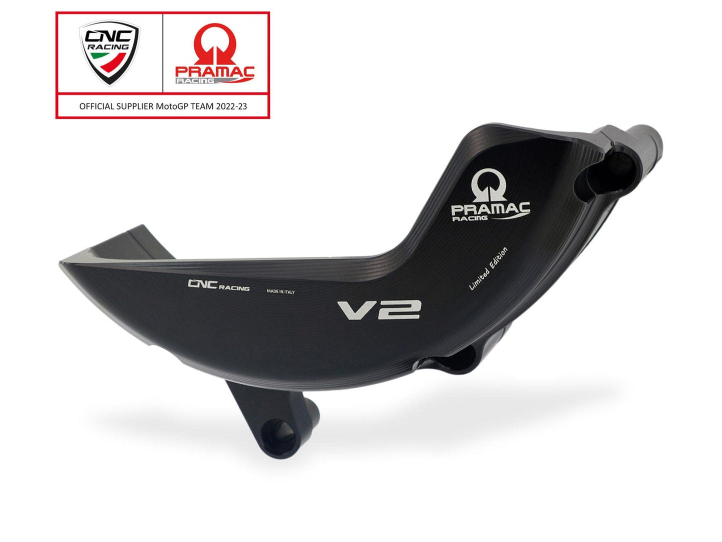 PR323PR - CNC RACING Ducati Streetfighter V2 (2022+) Generator Cover Protector (Pramac edition) – Accessories in the Factory Racing Motorcycle Aftermarket Accessories and Parts Online Shop