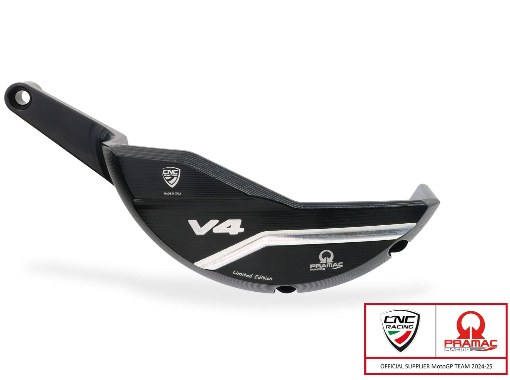 PR328PR - CNC RACING Ducati Diavel V4 (2023+) Generator Cover Protector (Pramac edition) – Accessories in the Factory Racing Motorcycle Aftermarket Accessories and Parts Online Shop