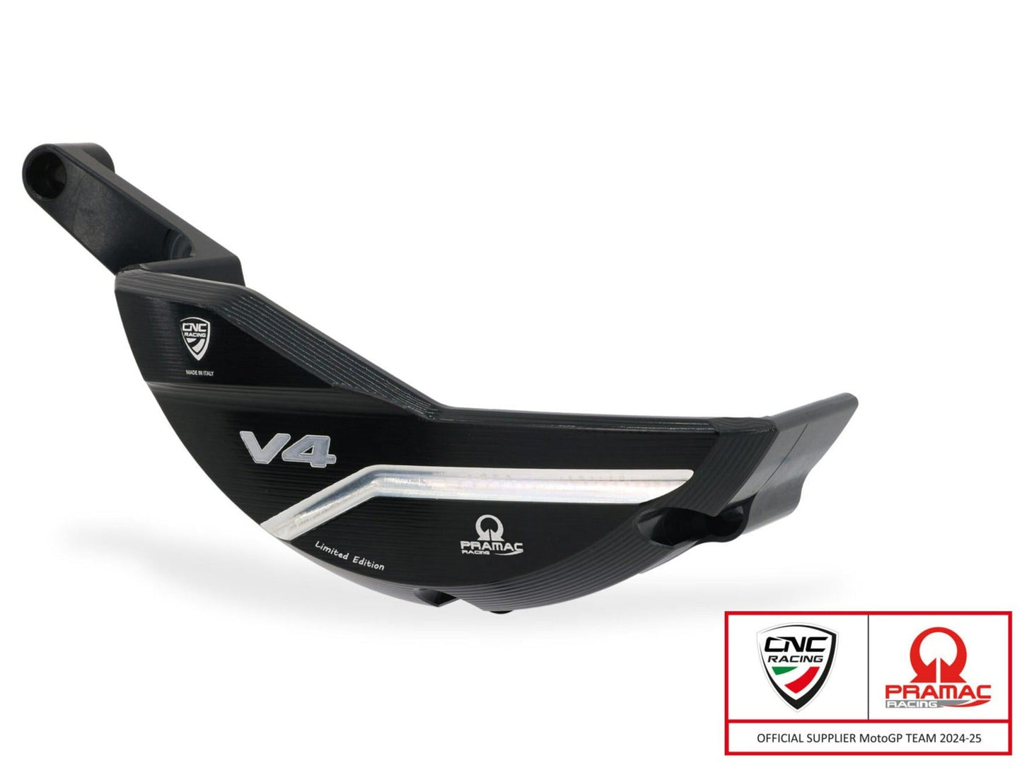 PR328PR - CNC RACING Ducati Diavel V4 (2023+) Generator Cover Protector (Pramac edition) – Accessories in the Factory Racing Motorcycle Aftermarket Accessories and Parts Online Shop