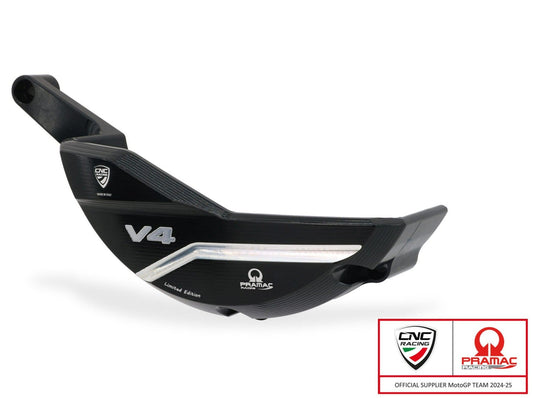PR328PR - CNC RACING Ducati Diavel V4 (2023+) Generator Cover Protector (Pramac edition) – Accessories in the Factory Racing Motorcycle Aftermarket Accessories and Parts Online Shop