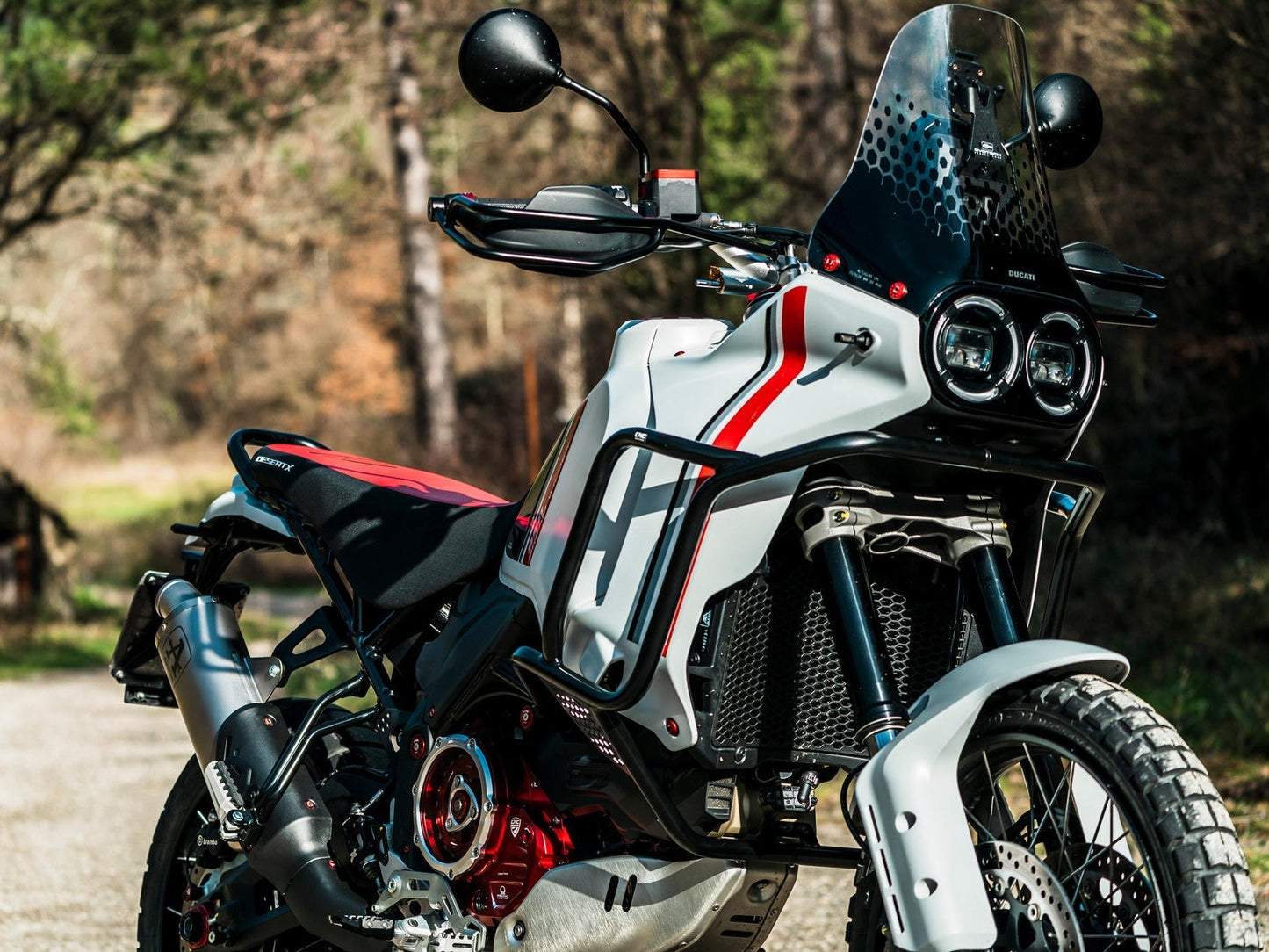 PR903 - CNC RACING Ducati DesertX (2022+) Handguards Protection – Accessories in the Factory Racing Motorcycle Aftermarket Accessories and Parts Online Shop