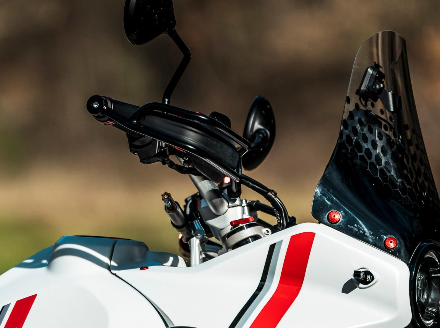 PR903 - CNC RACING Ducati DesertX (2022+) Handguards Protection – Accessories in the Factory Racing Motorcycle Aftermarket Accessories and Parts Online Shop