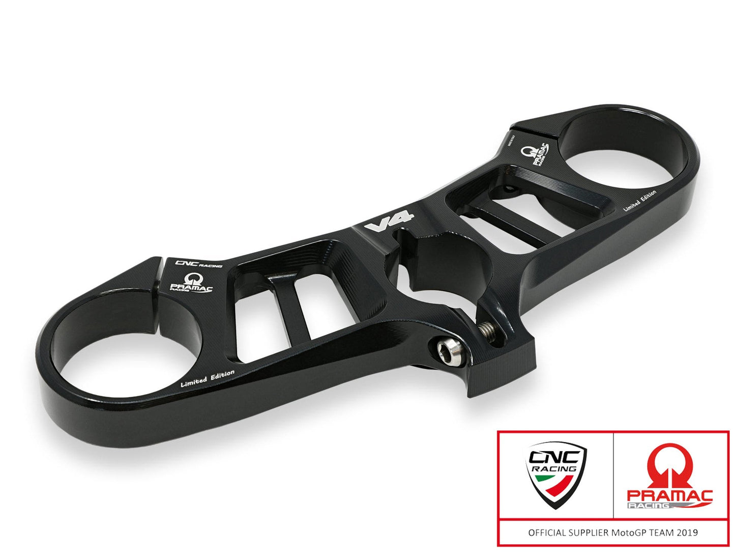 PST15PR - CNC RACING Ducati Panigale V4 (18/24) Triple Clamps Top Plate (Pramac edition) – Accessories in the Factory Racing Motorcycle Aftermarket Accessories and Parts Online Shop