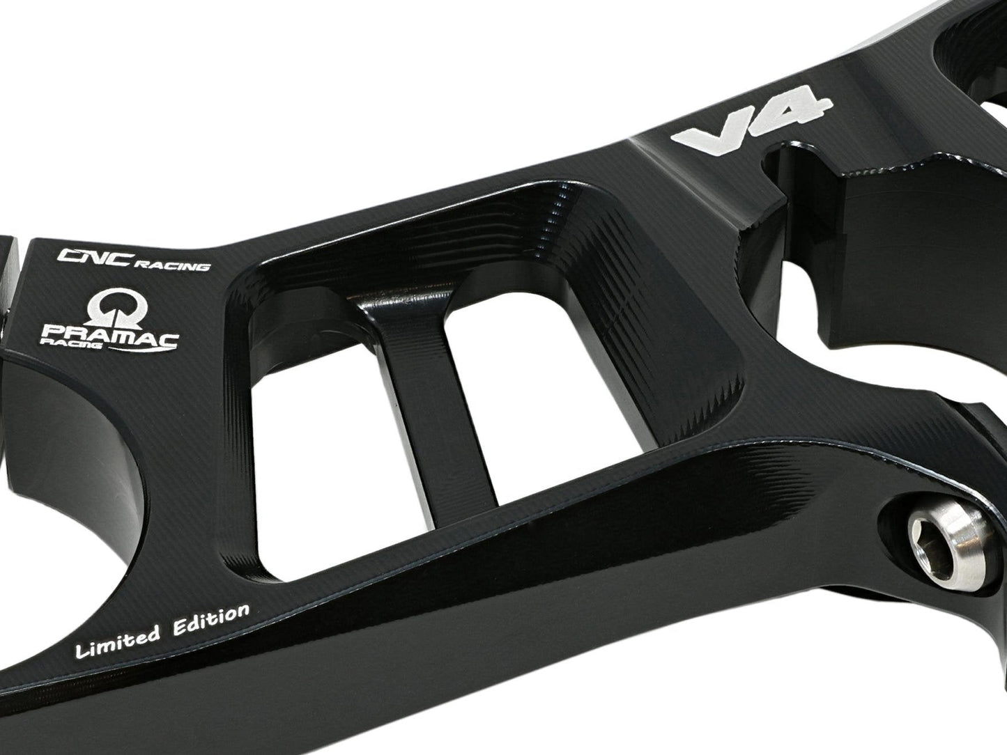 PST15PR - CNC RACING Ducati Panigale V4 (18/24) Triple Clamps Top Plate (Pramac edition) – Accessories in the Factory Racing Motorcycle Aftermarket Accessories and Parts Online Shop