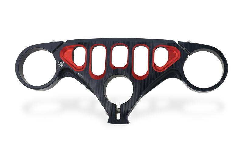 CNC RACING PST23 Ducati Panigale V4 / V4S (2025+) Triple Clamps Top Yoke (bi-color) – Accessories in the Factory Racing Motorcycle Aftermarket Accessories and Parts Online Shop