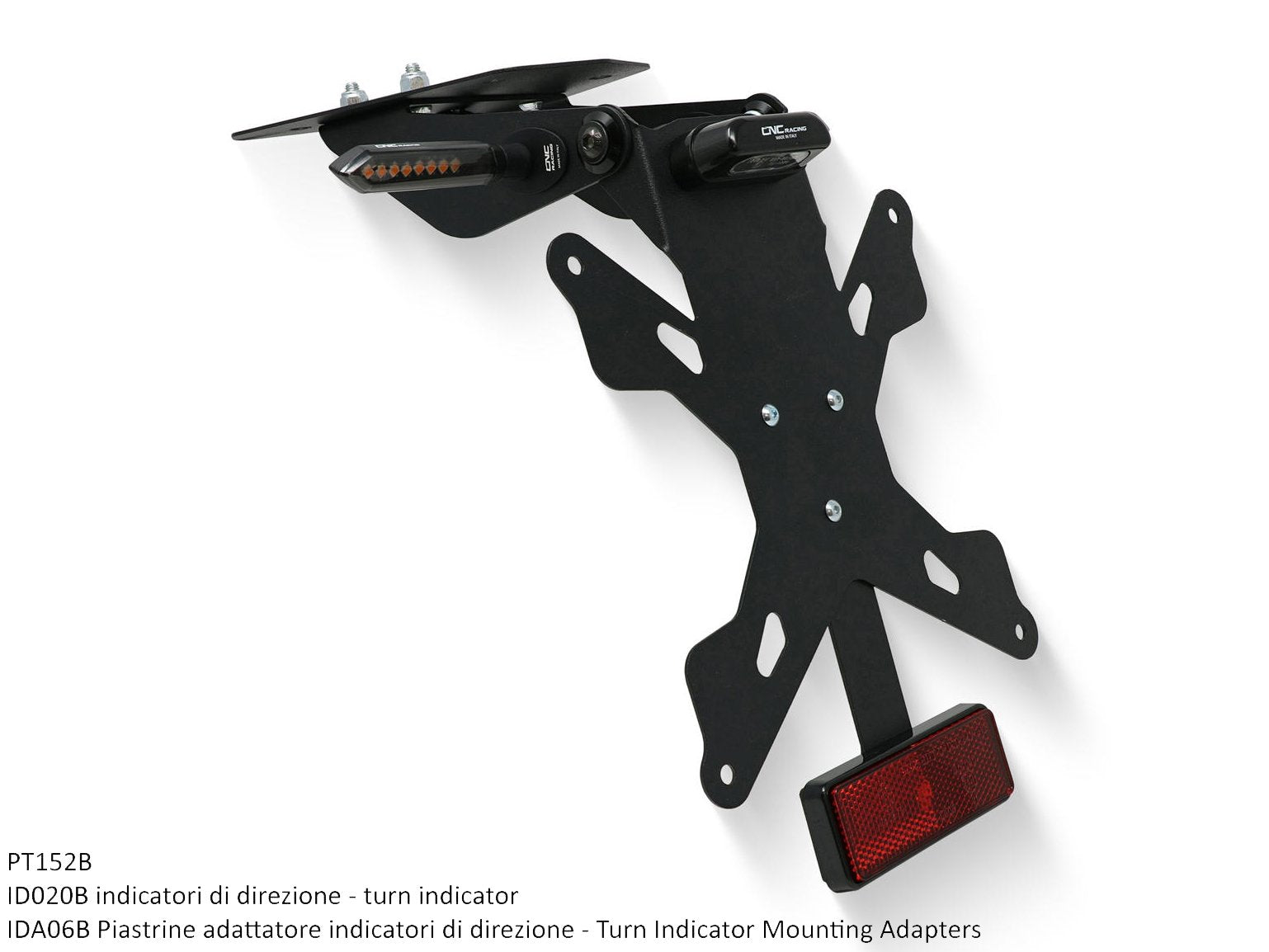 PT152 - CNC RACING Ducati Monster / SuperSport Adjustable LED License Plate – Accessories in the Factory Racing Motorcycle Aftermarket Accessories and Parts Online Shop