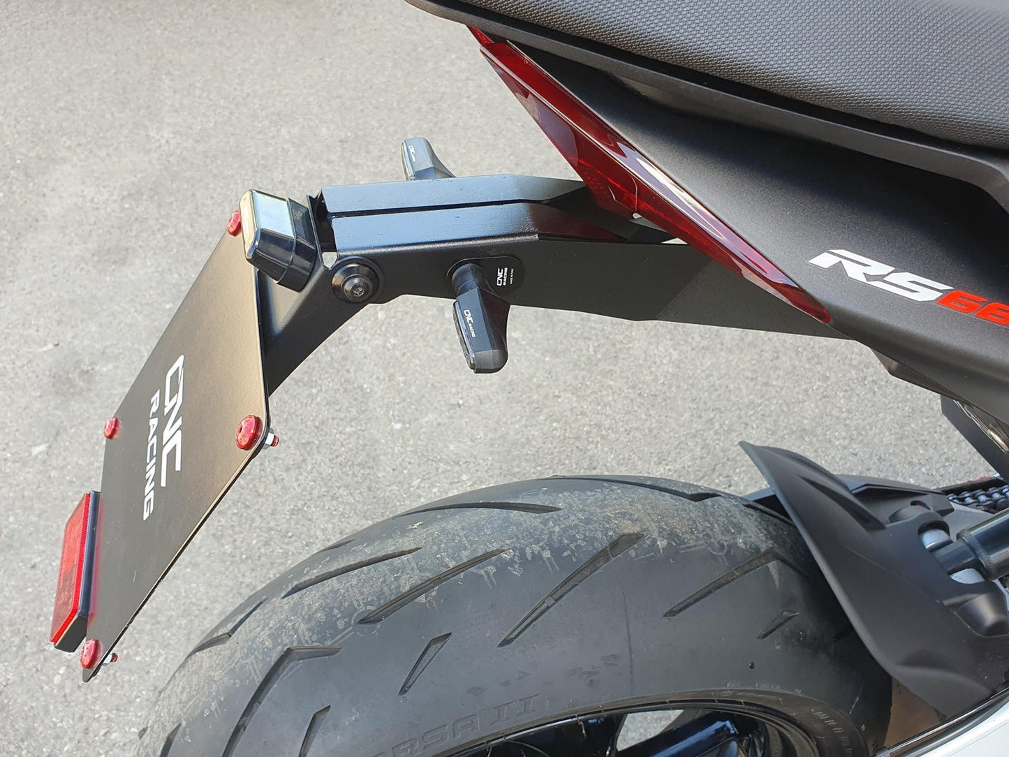 PT160 - CNC RACING Aprilia (2021+) Adjustable LED License Plate Holder – Accessories in the Factory Racing Motorcycle Aftermarket Accessories and Parts Online Shop