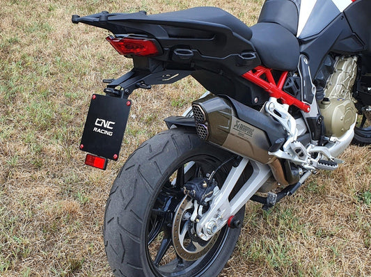 PT157 - CNC RACING Ducati Multistrada V4 (2021+) Adjustable LED License Plate Holder – Accessories in the Factory Racing Motorcycle Aftermarket Accessories and Parts Online Shop