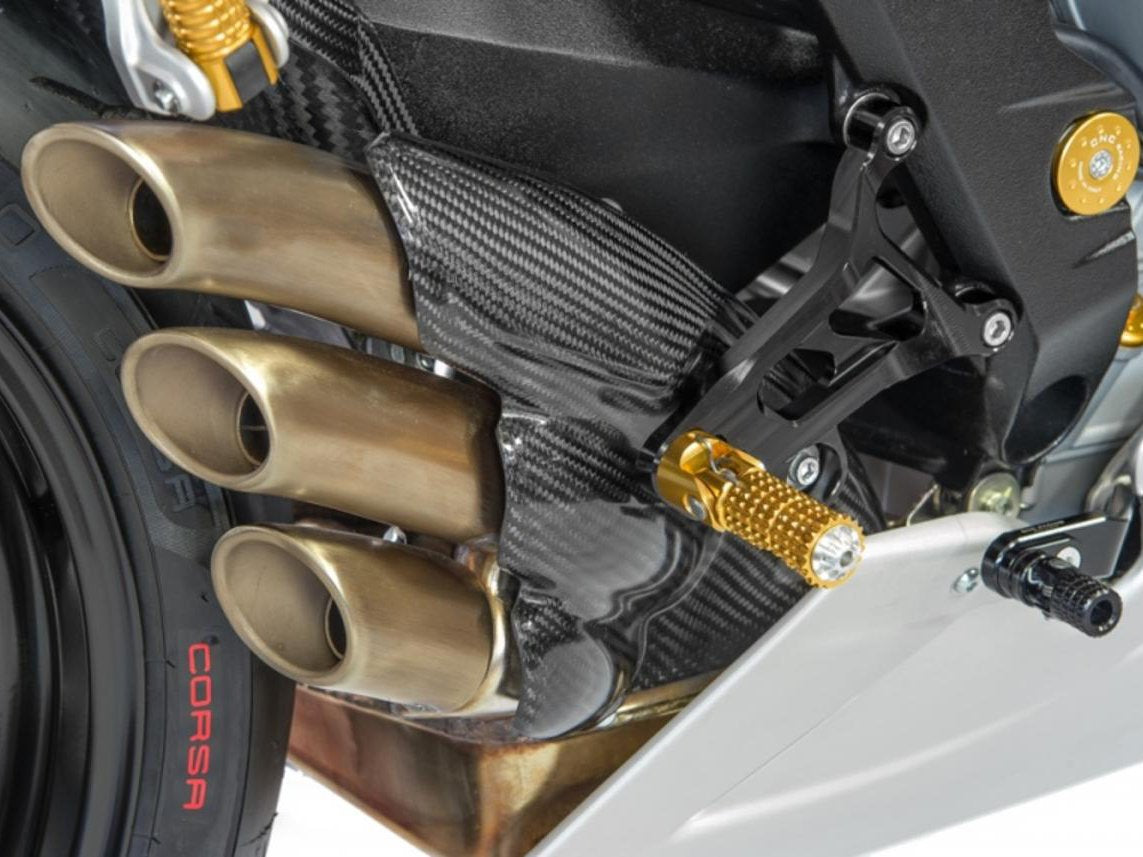 ZA832 - CNC RACING MV Agusta Carbon OEM Exhaust Heat Shield – Accessories in the Factory Racing Motorcycle Aftermarket Accessories and Parts Online Shop